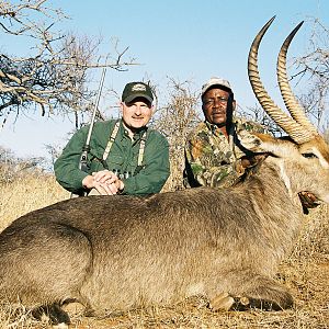 Hunting Waterbuck with Wintershoek Johnny Vivier Safaris in SA