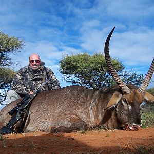 Hunting Waterbuck with Wintershoek Johnny Vivier Safaris in SA