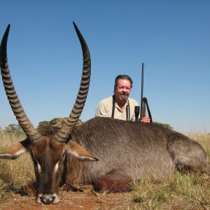 Hunting Waterbuck with Wintershoek Johnny Vivier Safaris in SA