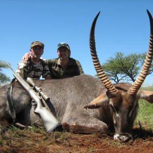 Hunting Waterbuck with Wintershoek Johnny Vivier Safaris in SA