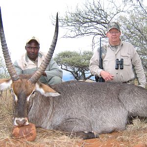 Hunting Waterbuck with Wintershoek Johnny Vivier Safaris in SA