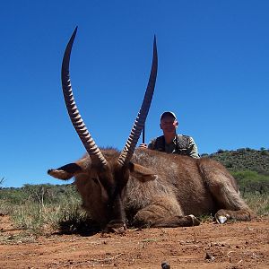 Hunting Waterbuck with Wintershoek Johnny Vivier Safaris in SA