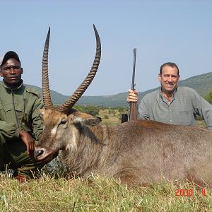 Hunting Waterbuck with Wintershoek Johnny Vivier Safaris in SA