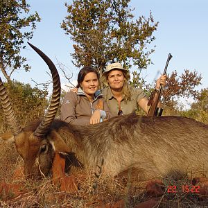 Hunting Waterbuck with Wintershoek Johnny Vivier Safaris in SA