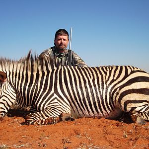 Hunting Mountain Zebra with Wintershoek Johnny Vivier Safaris in SA