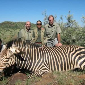 Hunting Mountain Zebra with Wintershoek Johnny Vivier Safaris in SA