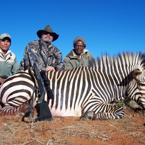 Hunting Mountain Zebra with Wintershoek Johnny Vivier Safaris in SA