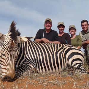 Hunting Mountain Zebra with Wintershoek Johnny Vivier Safaris in SA