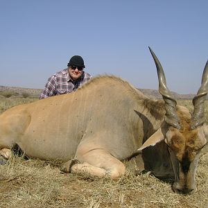 Hunting Eland with Wintershoek Johnny Vivier Safaris in SA