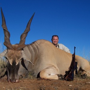 Hunting Eland with Wintershoek Johnny Vivier Safaris in SA