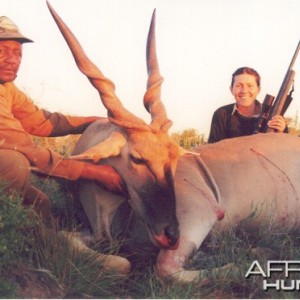 Hunting Eland with Wintershoek Johnny Vivier Safaris in SA