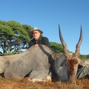 Hunting Eland with Wintershoek Johnny Vivier Safaris in SA