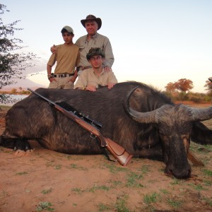 Hunting Buffalo Cow with Wintershoek Johnny Vivier Safaris in SA