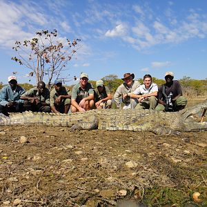 Hunting Crocodile with Wintershoek Johnny Vivier Safaris in SA