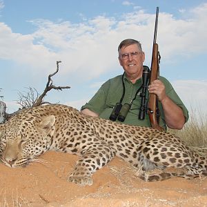 Hunting Leopard with Wintershoek Johnny Vivier Safaris in SA