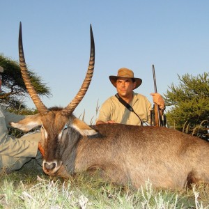 Hunting Waterbuck with Wintershoek Johnny Vivier Safaris in SA