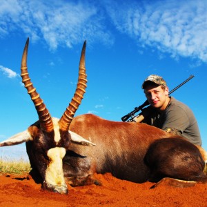 Alexei with his super 17 inch blesbok ram!