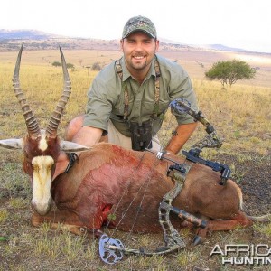 A beautiful tall Blesbuck ram taken near Hlomohlomo in Zululand