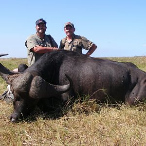 john wilson with mozambique zambezi delta buffalo ,2010