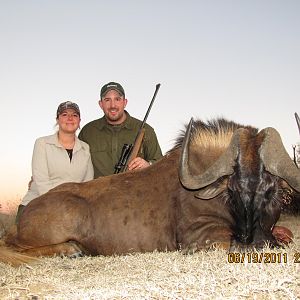 Black Wildebeest hunted with Hartzview Safaris SA