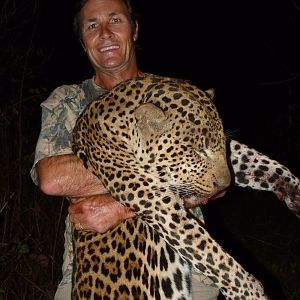 Leopard hunted in Central African Republic with CAWA