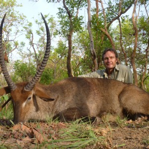 Waterbuck hunted in Central African Republic with CAWA