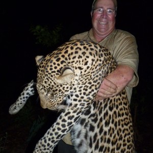 Leopard hunted in Central African Republic with CAWA