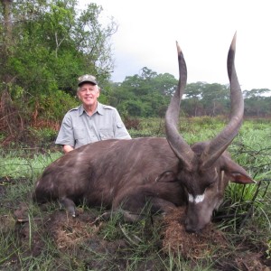 Sitatunga hunted in Central African Republic with CAWA