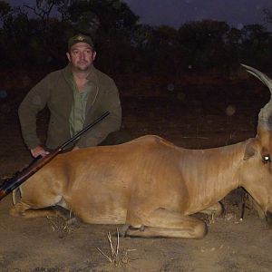 Hartebeest hunted in CAR with CAWA