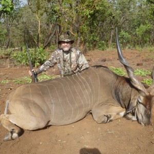 Lord Derby Eland hunted in Central African Republic with CAWA