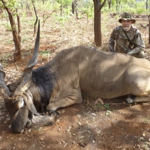 Lord Derby Eland hunted in Central African Republic with CAWA