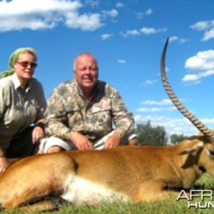 Hunting Lechwe with Wintershoek Johnny Vivier Safaris in SA