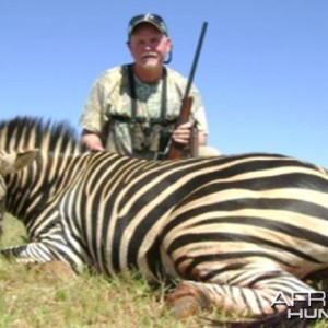 Hunting Zebra with Wintershoek Johnny Vivier Safaris in SA