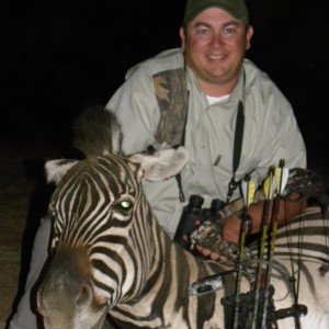 Zebra bowhunt at Mabula Pro Safaris