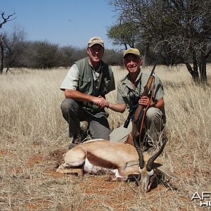 Springbok hunted in Namibia