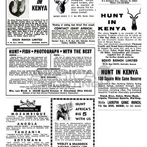 Compilation of Old Ads Promoting Hunting in Kenya