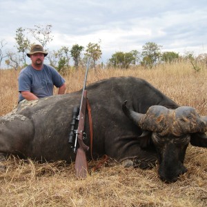 Old loner Buffalo from the Selous Tanzania