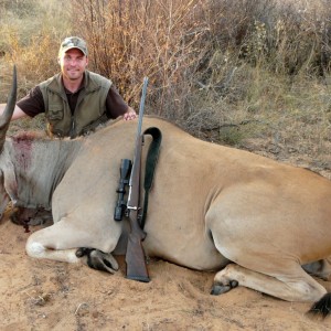 33" Cape Eland shot near Grootfontein Namibia