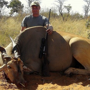 35" Cape Eland taken near Grootfontein ,Namibia