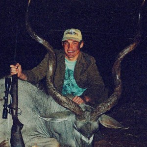 54" Southern Greater Kudu taken near Otavi, Namibia