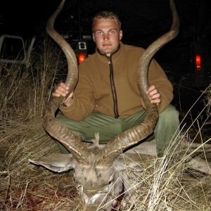 61" Kudu taken near Grootfontein, Namibia