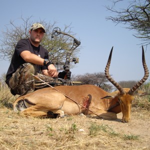 Bowhunting Impala in Namibia