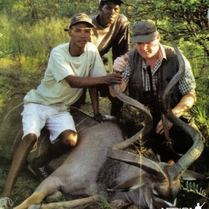 72 1/2" Kudu, and current no.2 in Rowland Ward hunted in Namibia in 20