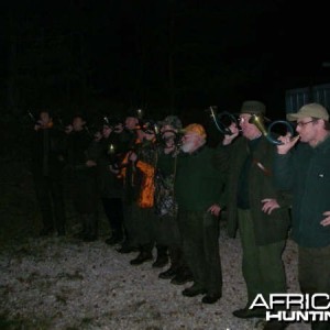 Traditions in Germany, Playing of the Horns