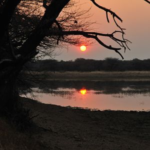 Sunset Namibia