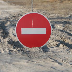 Road Damage from Water (Fontein)