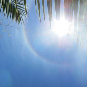 Sun Halo in Namibia