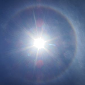 Sun Halo in Namibia