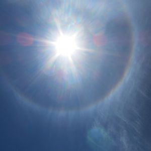 Sun Halo in Namibia