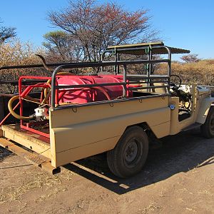 Controlled Bush Fire Namibia